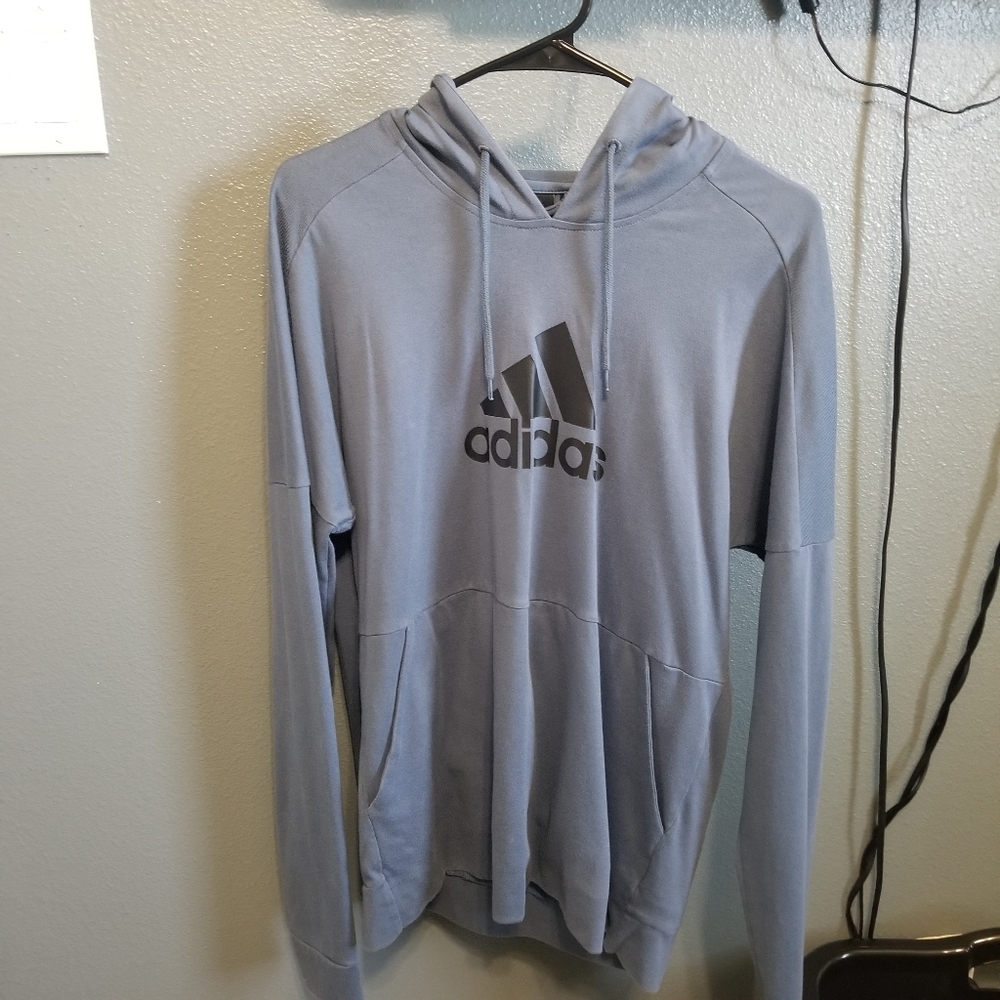 Blue Adidas Graphic Hoodie - Picture 2 of 8